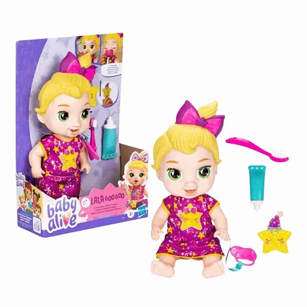 Boneca Baby Alive Pequenos Sonhos Lala Googoo Loira - Hasbro