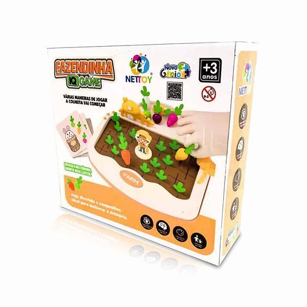 Jogo de Desafio IQ Fazenda - Fazendinha IQ Game