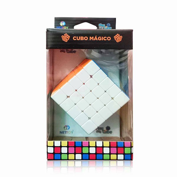 Cubo Mágico Colorido PlayCube 5x5x5 Profissional