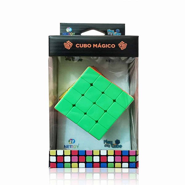 Cubo Mágico Colorido PlayCube 4x4x4 Profissional
