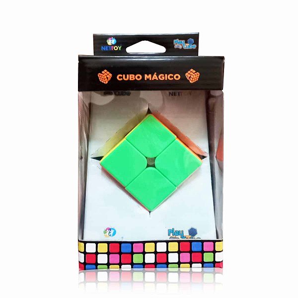Cubo Mágico Colorido PlayCube 2x2x2 Profissional