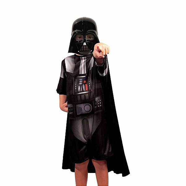Fantasia Star Wars Darth Vader Básica - Tamanho P