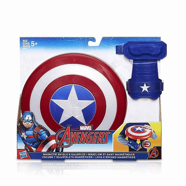 Escudo Magnético E Luva Capitão América - B9944 - Hasbro