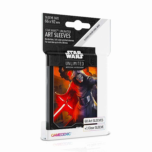 Gamegenic Star Wars Unlimited Art Sleeves Kylo Ren