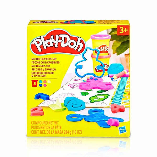 Massa de Modelar - Play-Doh - Brincar e Aprender - Hasbro