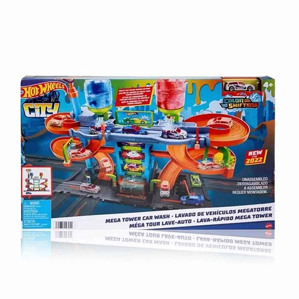 Hot Wheels City Playset Lava rápido Mega Torre - MATTEL