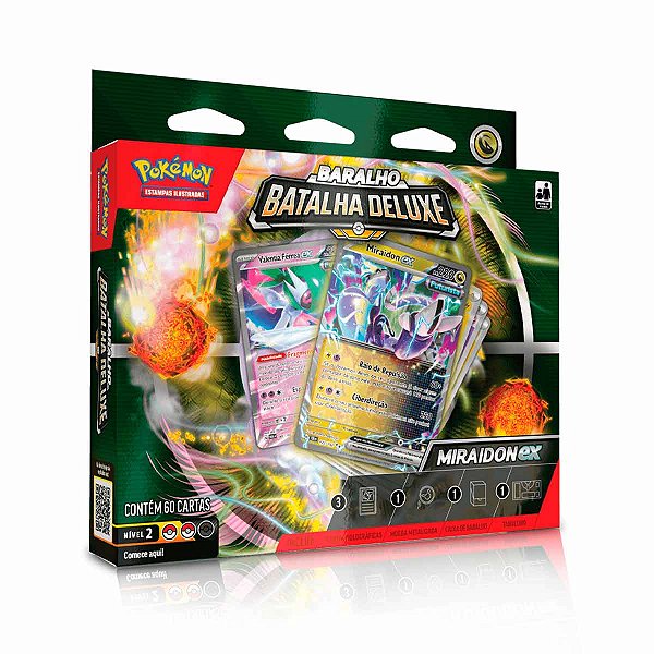 POKEMON DECK DE BATALHA DELUXE MIRAIDON E KORAIDON