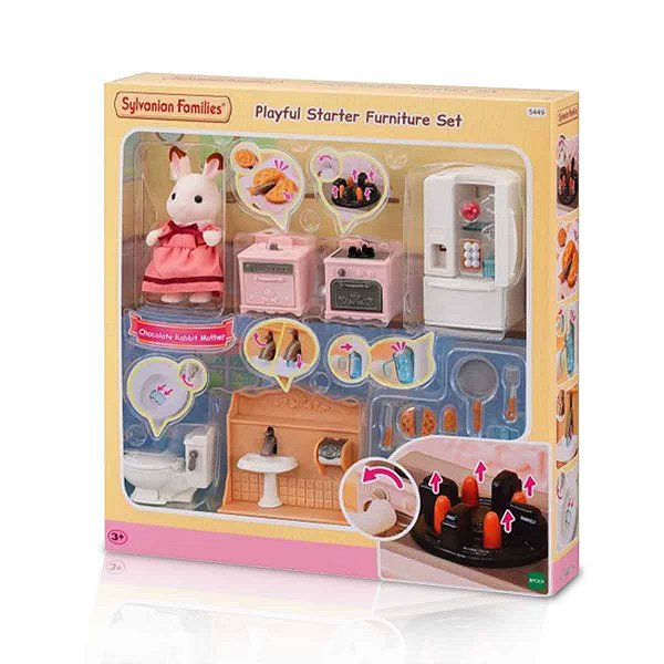 Conjunto Primeiros Moveis Divertidos - ‎Sylvanian Families