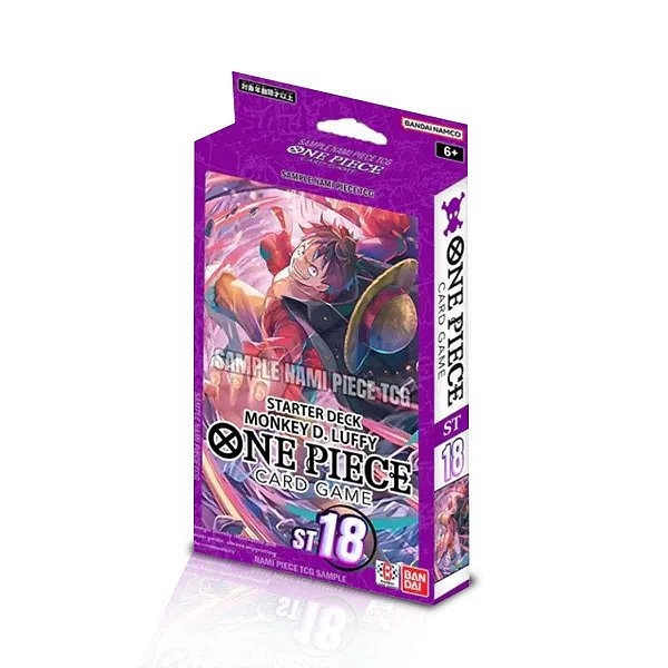 One Piece Card Game Purple MonkeyD. Luffy Starter Deck, English (ST18)