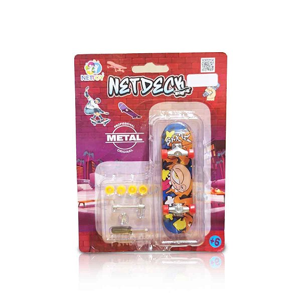 Metal Skate De Dedo Profissional Netdeck - 480/240/1