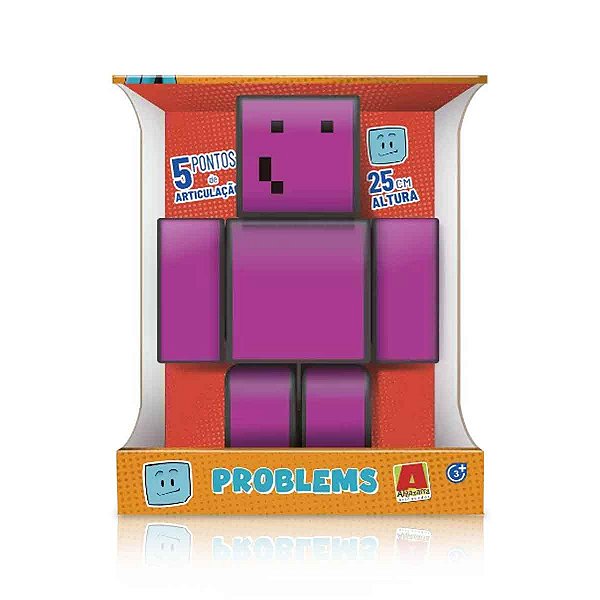 Boneco Melzinha 25 Cm Turma Problems Minecraft Algazarra