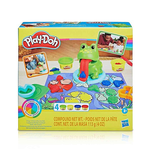 Massinha Play Doh Frog Um Dia Na Lagoa Hasbro F6926