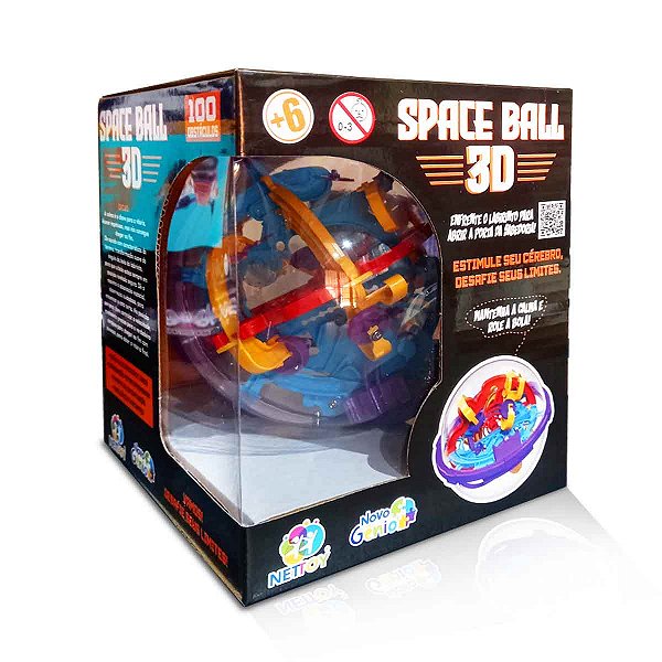 Desafio IQ Space Ball 3d - 100 Obstáculos