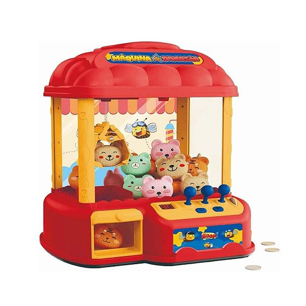 Maquininha Pega Bichinhos C/ Som, Luzes E Moedas - Zoop Toys