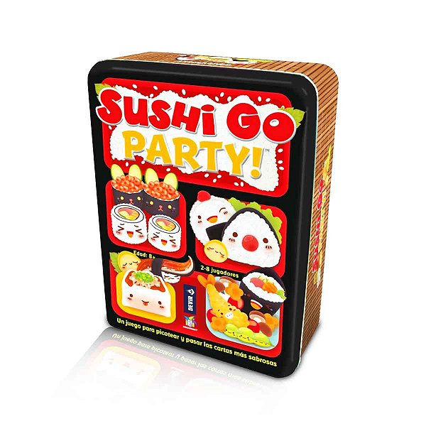 Sushi Go Party! JOGO DE TABULEIRO 2 A 8 JOGADORES - DEVIR