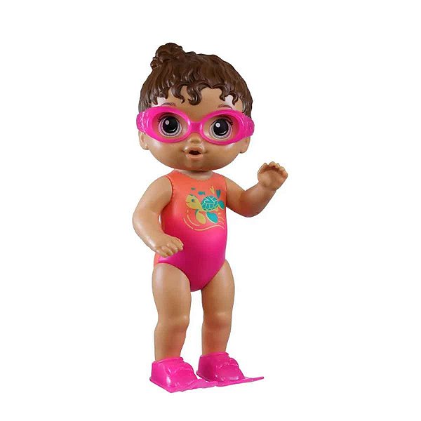 Baby Alive Sunny Swimmer - Cabelos Castanhos 25 Cm