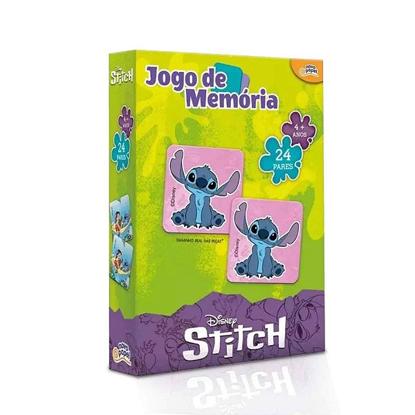 Jogo Da Memória Infantil Educativo Disney Stitch - Toyster