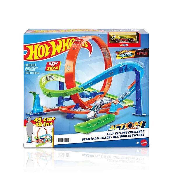 Hot Wheels Action Pista ciclone Desafio Extremo -  Mattel