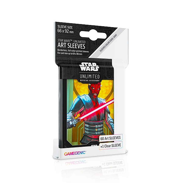 Gamegenic Star Wars Unlimited Art Sleeves - Darth Maul