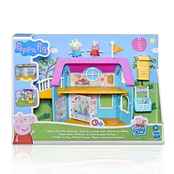 Brinquedo Boneca E Playset Clubinho Peppa Pig Hasbro