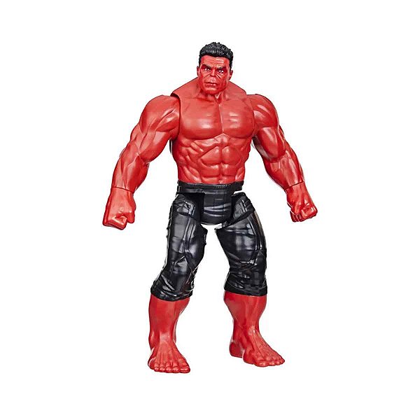 Boneco Marvel Vingadores Hulk Vermelho Titan Hero - Hasbro