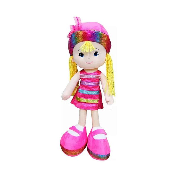 Boneca De Pano 45cm Honey Dolls Primavera Sortido - Toyng