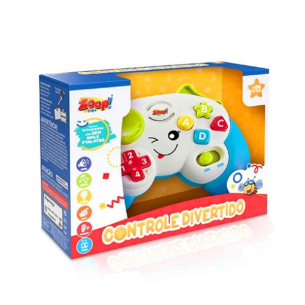 Controle Bebê Gamer Divertido Brinquedo Com Luzes Sons