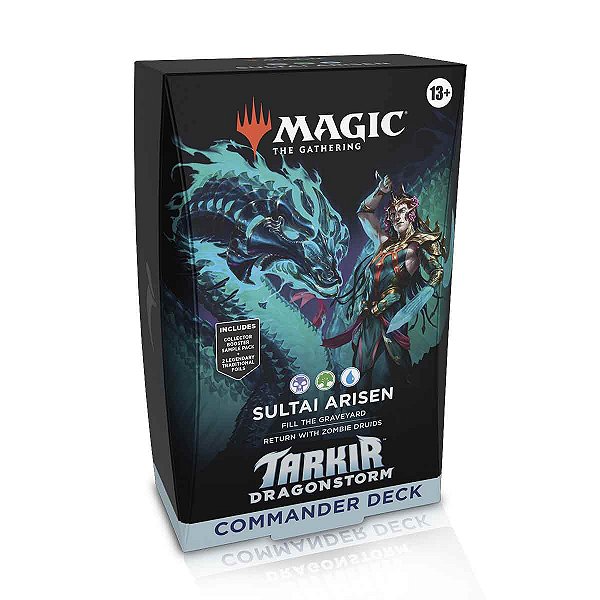 Magic Tarkir Dragonstorm - Commander Sultai Arisen (Black-Green-Blue) - Inglês