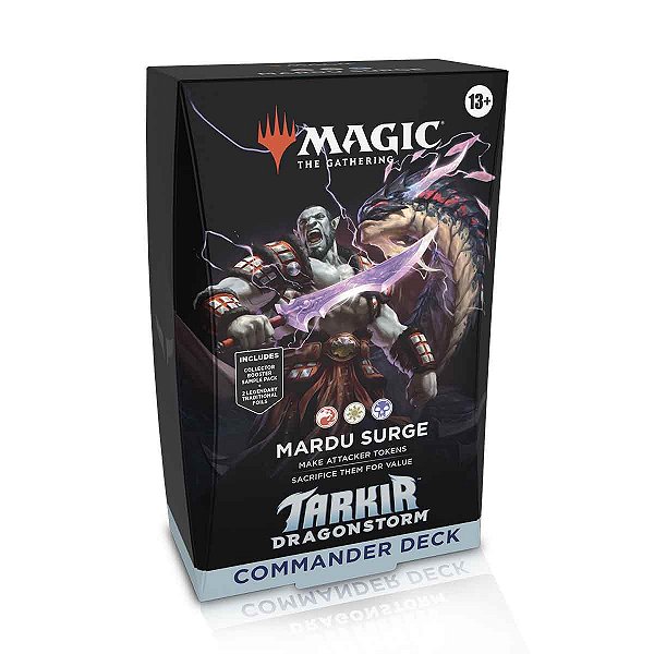 Magic Tarkir Dragonstorm Commander Mardu Surge (White-Black-Green) - Inglês
