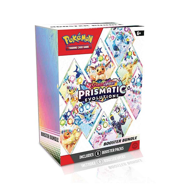 Pokémon Scarlet & Violet - Prismatic Evolutions - 6pk Booster Bundle - Inglês