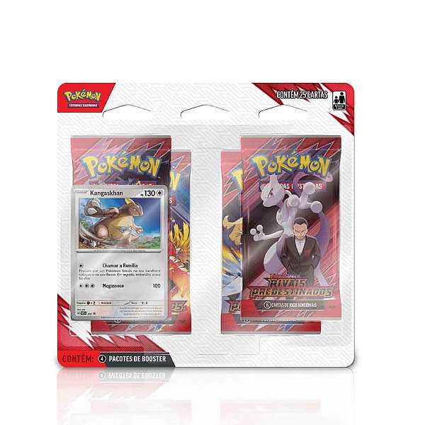 Pokémon Quad pack Rivais Predestinados - Sortido Pré-venda