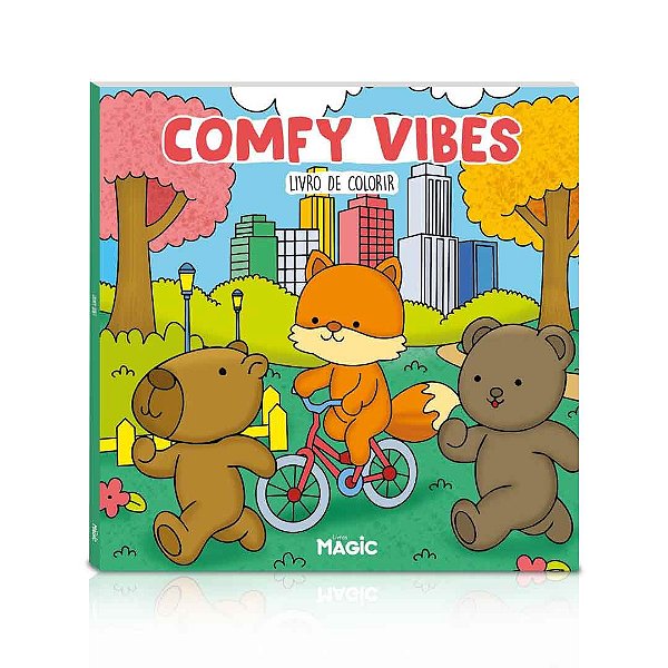 Livro de colorir comfy vibes 48 pgs Unidade - Magic kids