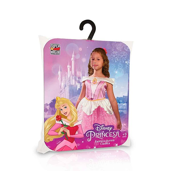 Fantasia Aurora Bela Adormecida Clássica – Tamanho P