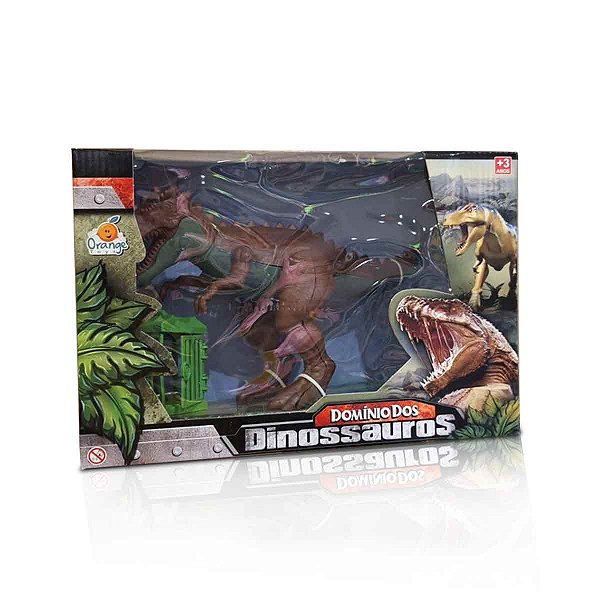 T-Rex com Gaiola – Domínio dos Dinossauros - Orange Toys