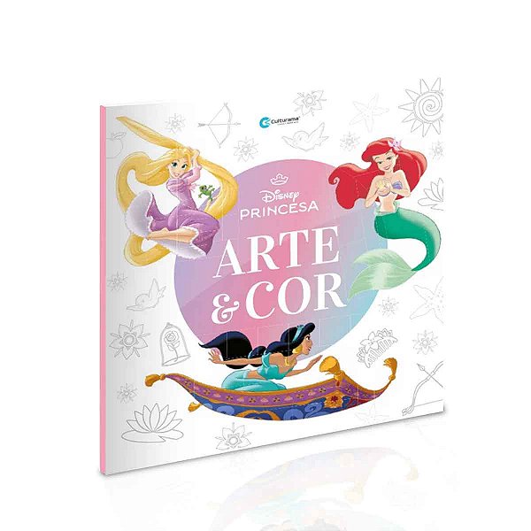 Livro para colorir - Arte e cor Princesas - Culturama