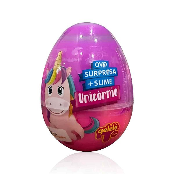Slime Ovo Surpresa Unicórnio 1 Unidade