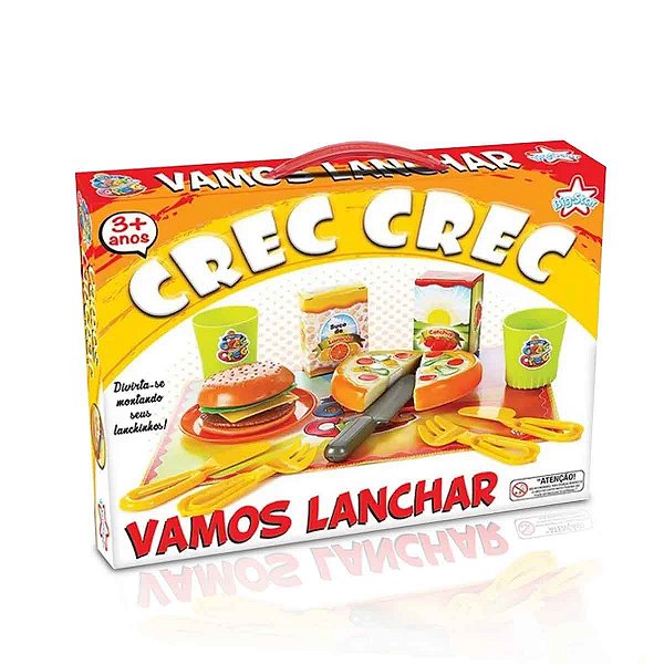 Brincando de casinha Crec Crec Vamos Lanchar - Big Star