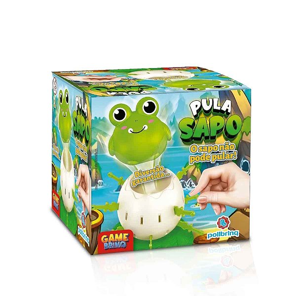 Jogo Brinquedo Infantil Pula Sapo Para Toda Familia Polibrinq