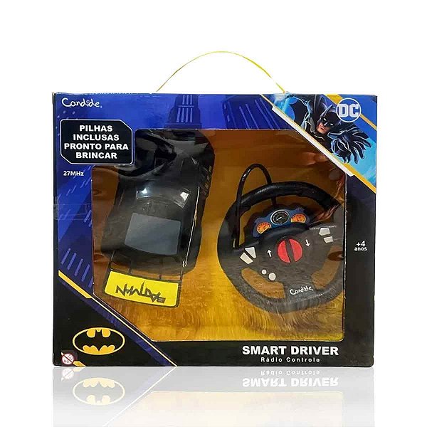 Carrinho de controle remoto Batman Smart Driver - Candide