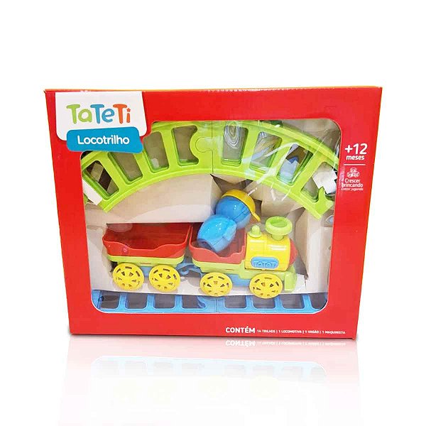 Brinquedo educativo locotrilho unidade - tateti