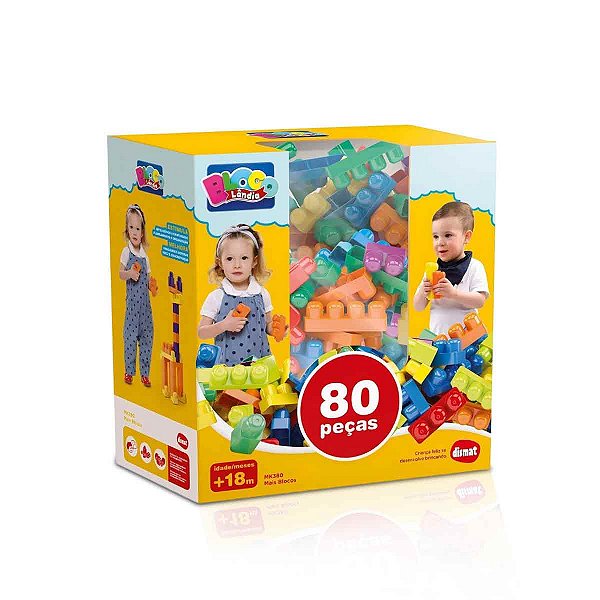 Brinquedo para montar mais blocos unidade - Dismat
