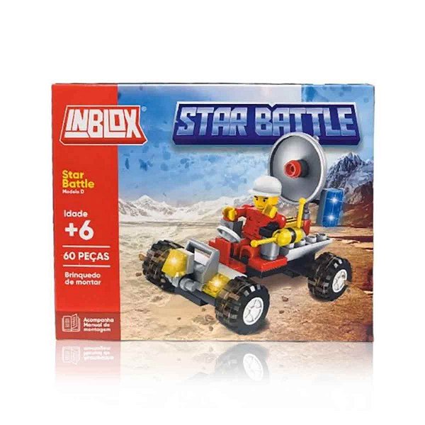 Brinquedo de montar inblox 50 peças Star battle