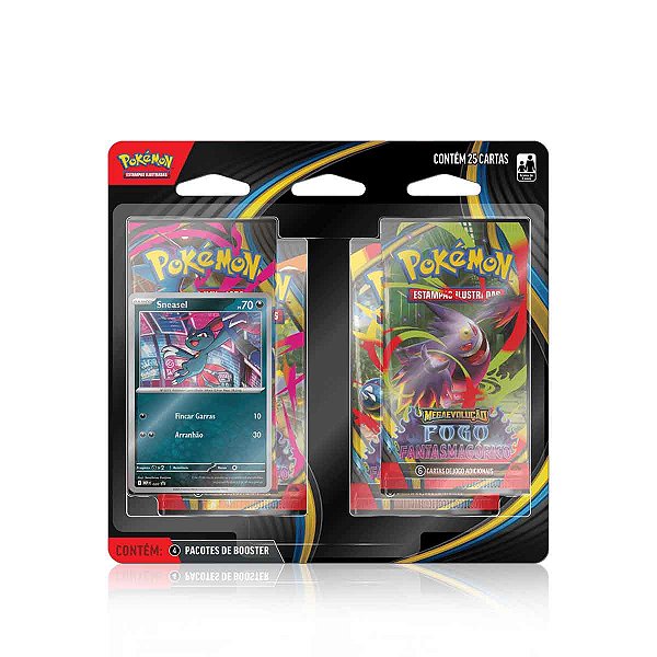 Pokémon Quad Pack - Fogo Fantasmagórico - Sortidos