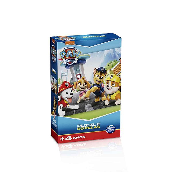 Quebra-Cabeça Patrulha Canina 60 Peças Grow