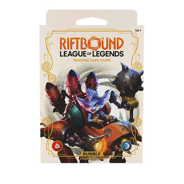 Riftbound Tcg Champion Deck Display Set 2 Spiritforged - Rumble
