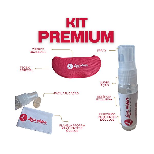 Estojo de Zíper para Óculos de SOL + Kit de Limpeza Completo! - Muito mais resistente