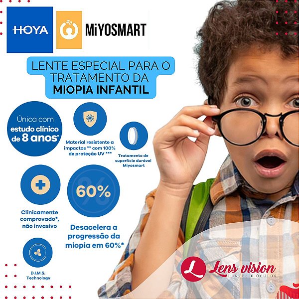 HOYA MiYOSMART - Tratamento da miopia