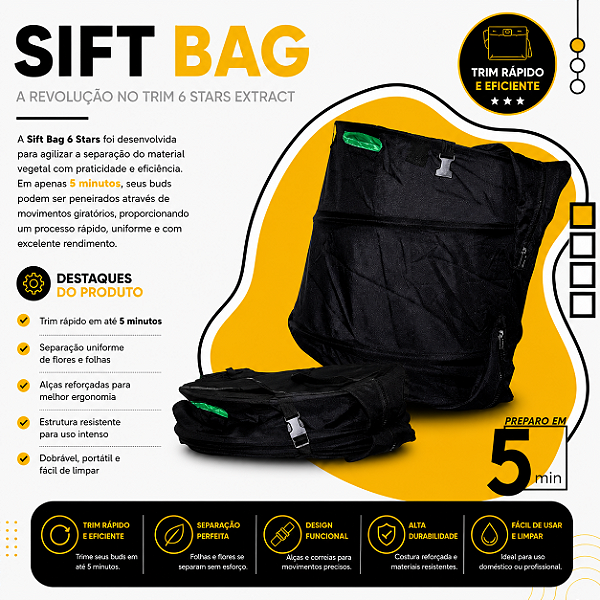 Sift Bag - Trim para Grandes Volumes