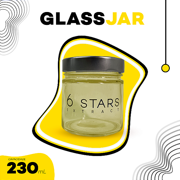 3x Glass Jar (230ml)