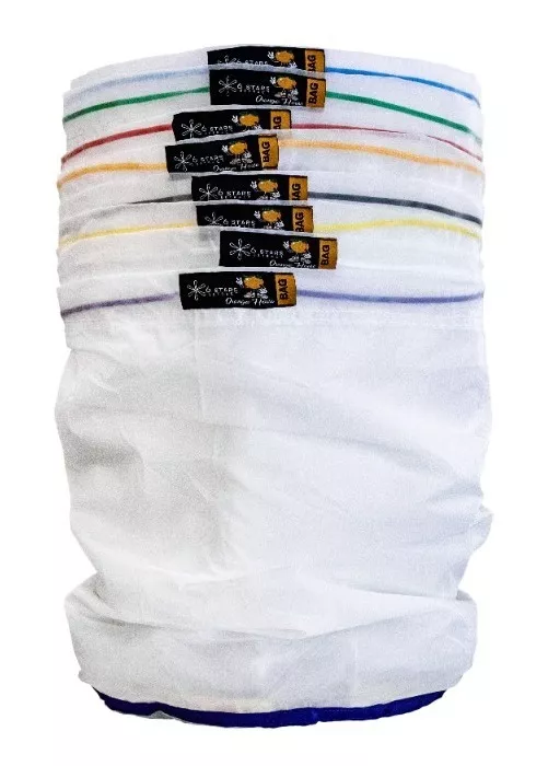 Kit Bags Full Mesh - 75L com 8 Bags + Tela de secagem